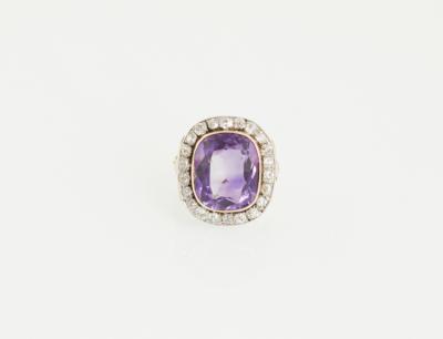 Diamant Amethyst Ring - Erlesener Schmuck Weihnachtsauktion