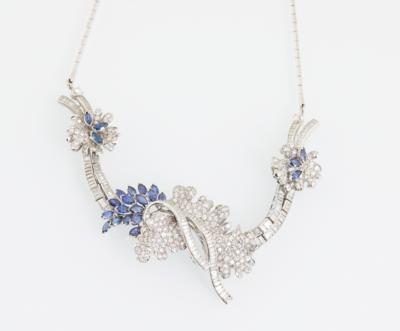 Diamant Saphircollier - Exquisite jewellery