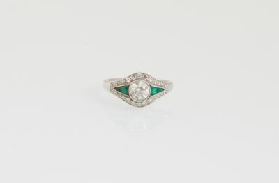 Diamant Smaragd Ring - Gioielli scelti