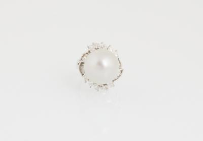 Diamant Südseekulturperlen Ring - Exquisite jewellery