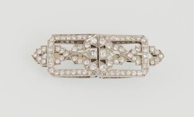 Diamantbrosche zus. ca.2,20 ct - Exquisite jewellery
