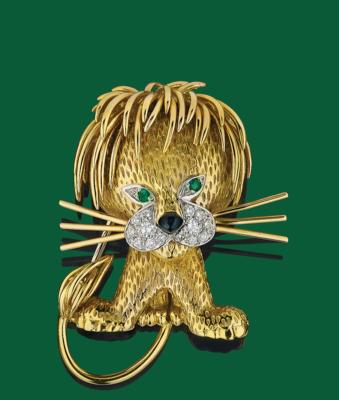 Van Cleef and Arpels Brosche Lion Ebouriffe - Exkluzivní šperky