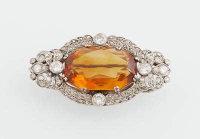 Brillant Diamant Brosche zus. ca. 1,40 ct - Exkluzivní šperky