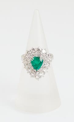 Brillant Smaragdring - Exquisite jewellery