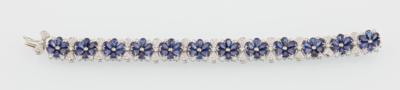 Brillant Saphir Blütenarmband - Gioielli scelti
