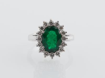 Brillant Smaragd Ring - Exquisite jewellery