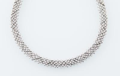 Brillantcollier zus. ca. 12 ct - Gioielli scelti