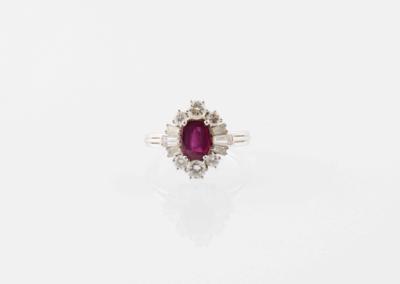 Diamant Rubinring - Exquisite jewellery