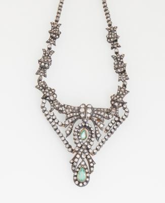 Diamant Smaragdcollier - Exquisite jewellery