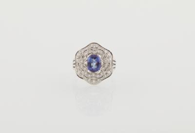 Diamant Tansanit Ring - Exquisite jewellery