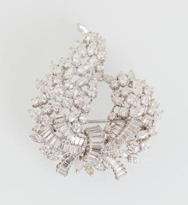 Diamantbrosche zus. ca.10 ct - Exquisite jewellery