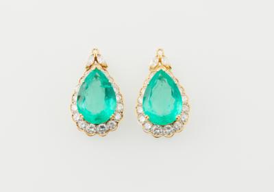 Smaragd Brillant Diamant Gehängeteile - Exkluzivní šperky