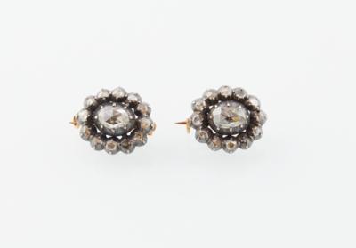 Zwei Diamantrauten Broschen zus. ca. 1,40 ct - Exquisite jewellery