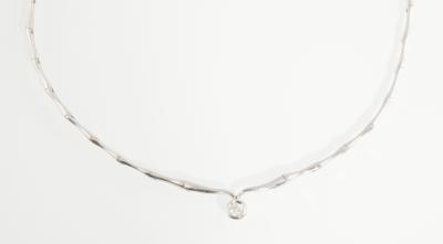 Brillant Solitär Collier ca. 0,15 ct - Exquisite jewellery