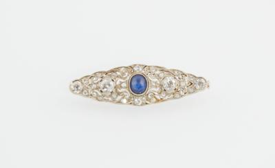 Diamant Saphir Brosche - Exkluzivní šperky