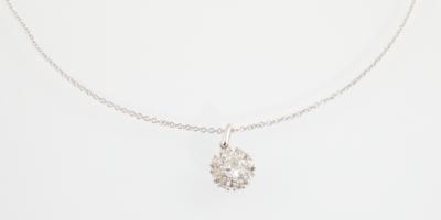 Altschliffdiamant Anhänger zus. ca. 1,15 ct - Exquisite jewellery