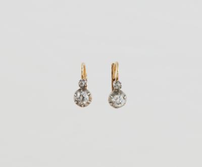 Altschliffdiamantohrringe zus. ca. 0,80 ct - Exquisite jewellery