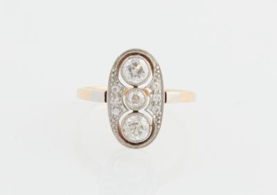 Altschlifbrillant Ring zus. ca. 0,90 ct - Exquisite jewellery