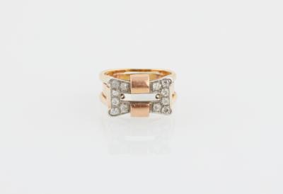 Altschliffdiamant Ring zus. ca. 0,45 ct - Gioielli scelti