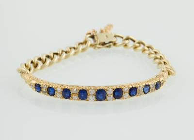 Diamant Saphirarmkette - Exkluzivní šperky