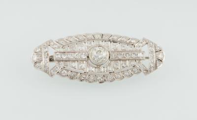 Diamantbrosche zus. ca.2,80 ct - Exquisite jewellery