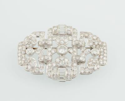 Diamantbrosche zus. ca.4 ct - Exquisite jewellery
