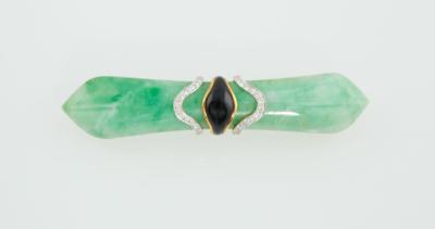 Jadeitbrosche - Exquisite jewellery