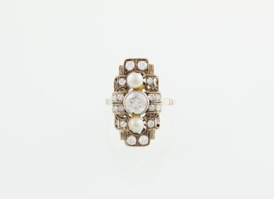 Altschliffdiamant Ring zus. ca. 1,10 ct - Erlesener Schmuck