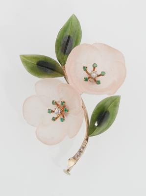 Brillant Blütenbrosche - Exquisite jewellery