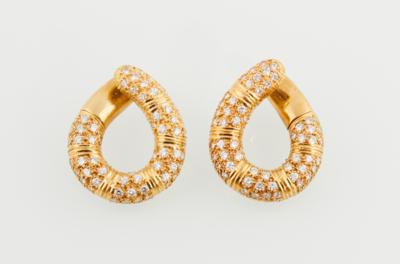Brillant Ohrringe zus. ca. 2 ct - Exquisite jewellery