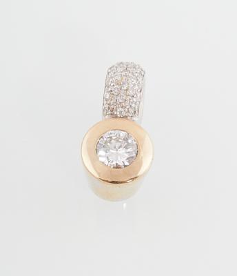 Brillantanhänger zus. ca. 0,95 ct - Erlesener Schmuck