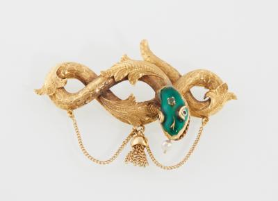 Brosche Schlange - Exquisite jewellery