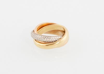 Cartier Trinity Brillant Ring zus. ca. 0,50 ct - Erlesener Schmuck