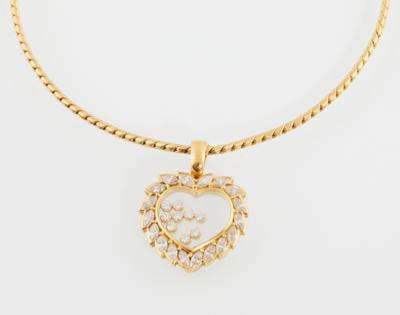 Chopard Happy Diamonds Diamant Herzanhänger - Exkluzivní šperky