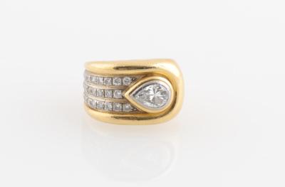 Diamantring zus. ca. 1,20 ct - Exquisite jewellery