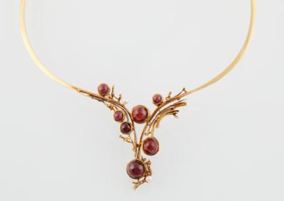 Granat Kulturperlencollier - Exquisite jewellery
