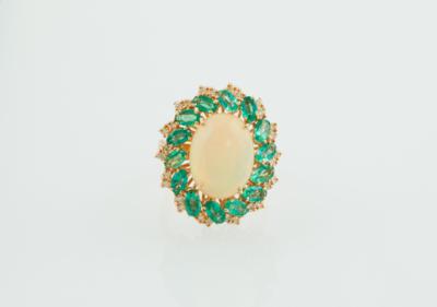 Smaragd Opalring - Exquisite jewellery