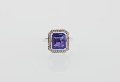 Tansanitring ca. 4,80 ct - Exquisite jewellery