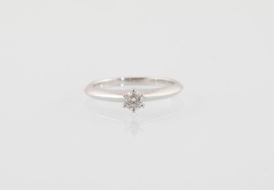 Tiffany  &  Co Brillantsolitär Ring ca. 0,18 ct - Gioielli scelti