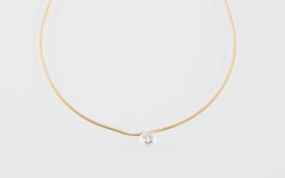 WAGNER Brillantsolitärcollier ca. 0,45 ct - Exkluzivní šperky