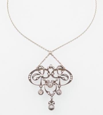 Altschliffdiamant Collier zus. ca. 1,15 ct - Exkluzivní šperky