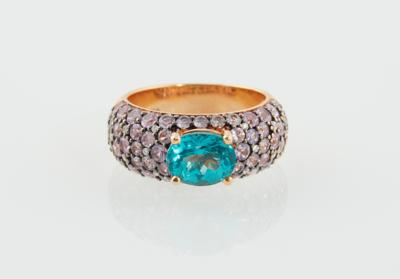 Apatit Brillant Saphir Ring - Gioielli scelti