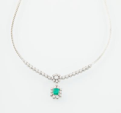 Brillant Smaragd Collier - Exquisite jewellery