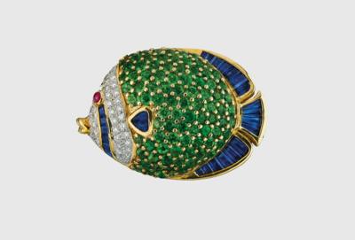 Brosche Fisch - Exquisite jewellery