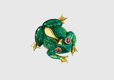 Brosche Frosch - Exquisite jewellery