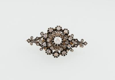 Diamantbrosche zus. ca. 1,40 ct - Exquisite jewellery