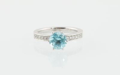 Paraiba Turmalin Brillant Ring - Erlesener Schmuck