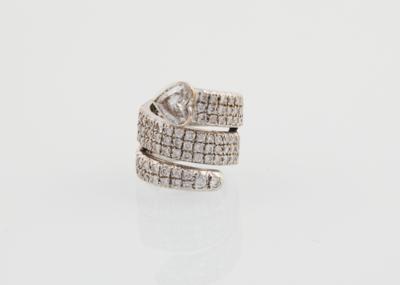 Diamantring Herz zus. ca. 2,50 ct - Exquisite jewellery