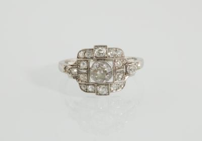 Diamantring zus. ca. 1 ct - Gioielli scelti