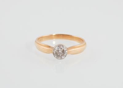 Altschliffbrillant Solitär Ring ca. 0,90 ct - Exquisite jewellery